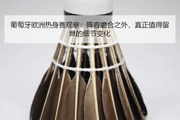 葡萄牙欧洲热身赛观察：阵容磨合之外，真正值得留意的细节变化